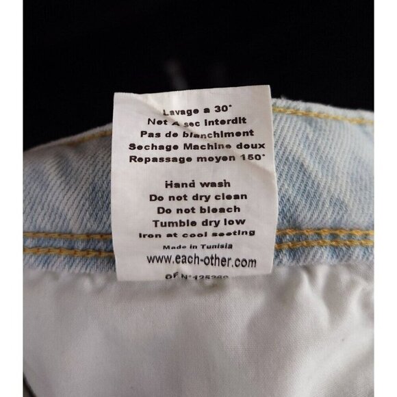 Each x Other Limited Edition Robert Montgomery Jeans 30 Scraped Slim - Picture 15 of 15